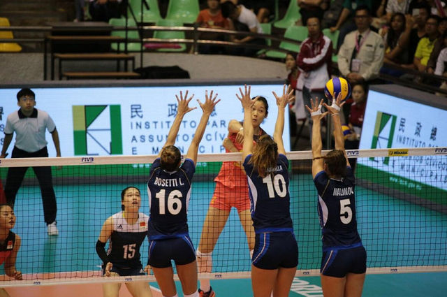 大奖赛澳门站中国0-3意大利