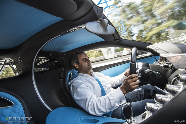 蒙托亚驾驶布加迪Chiron打破0-400kph世界纪录