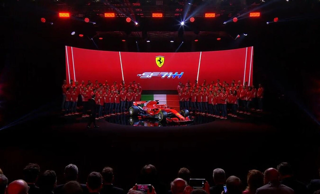 图集-法拉利发布2018F1新车SF71H