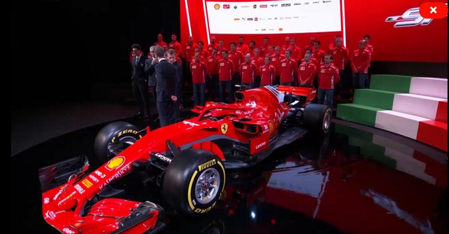 图集-法拉利发布2018F1新车SF71H