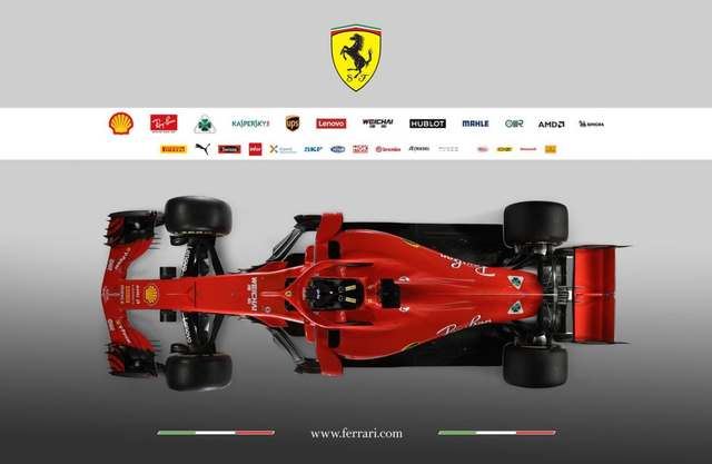 图集-法拉利发布2018F1新车SF71H