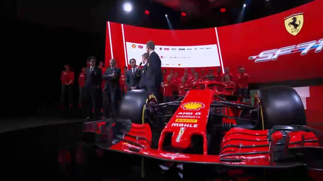 图集-法拉利发布2018F1新车SF71H