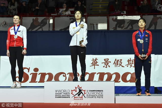 短道速滑世锦赛曲春雨获女子500米季军