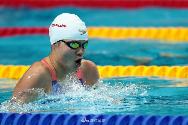 史婧琳在比赛中