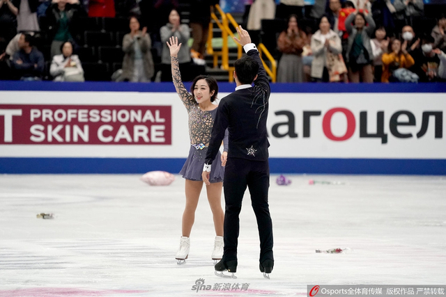 花滑世锦赛隋文静/韩聪短节目第二
