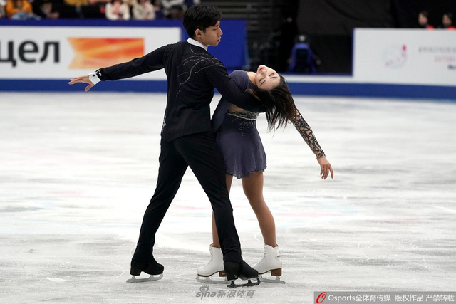 花滑世锦赛隋文静/韩聪短节目第二