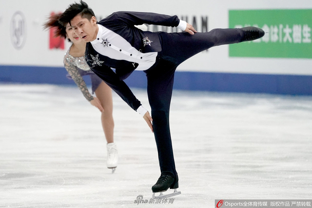 花滑世锦赛隋文静/韩聪短节目第二