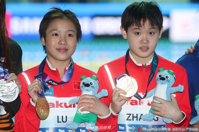 世锦赛跳水女双10米台决赛卢为/张家齐夺冠
