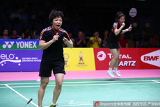 尤伯杯陈清晨霸气庆祝表情亮了