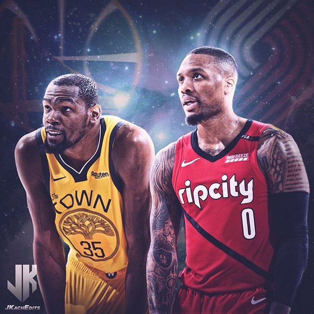 利拉德VS杜兰特