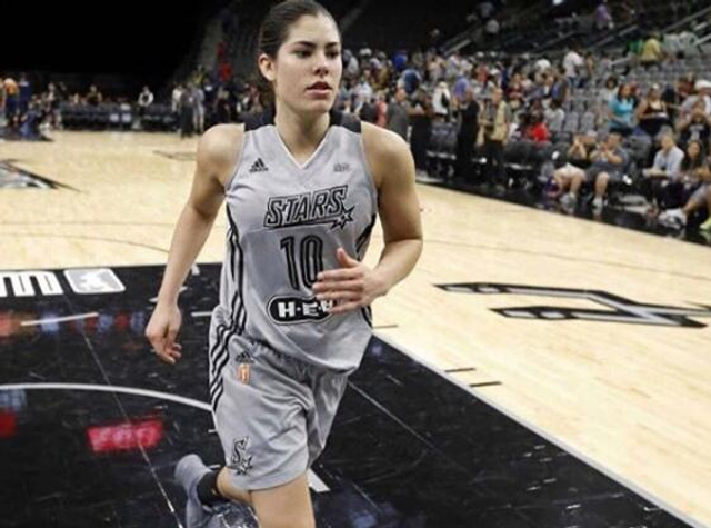 拉塞尔女友曝光！对方是WNBA状元秀 身材球技都完美的漂亮学姐