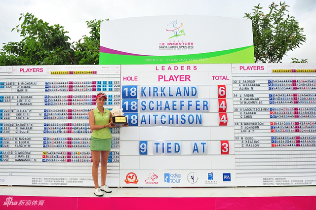 在计分板前捧起海螺杯