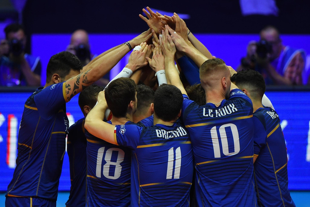 世界男排联赛总决赛法国3-2巴西