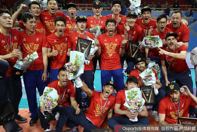 王朝！上海男排力夺队史第14冠