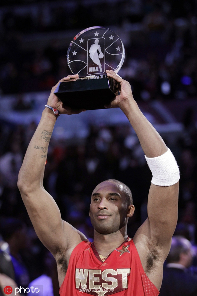 36/43           2011年nba全明星mvp:科比