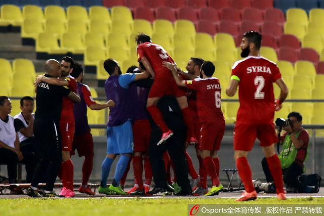 叙利亚庆祝进球