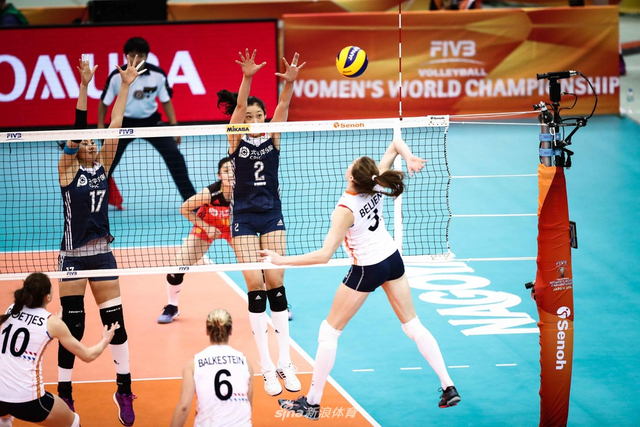 女排世锦赛六强战中国3-1荷兰