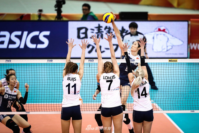 女排世锦赛六强战中国3-1荷兰