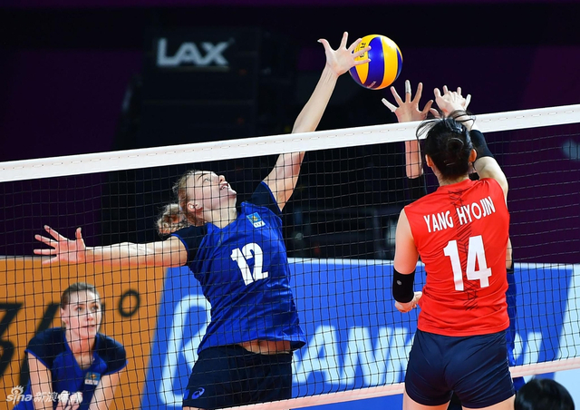 亚运会女排韩国3-1哈萨克斯坦