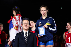 2018年女排世锦赛最佳阵容颁奖