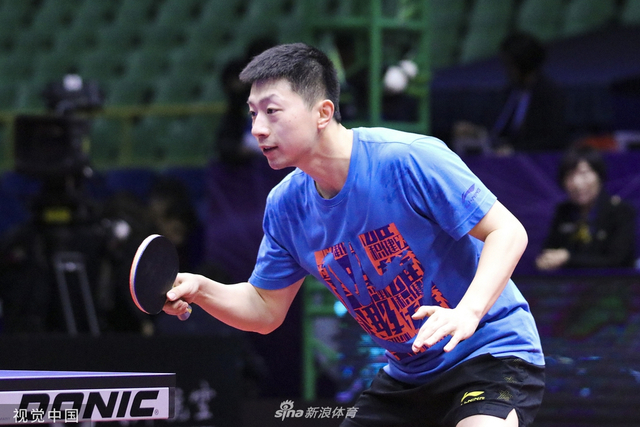 乒乓球男子世界杯马龙训练备战