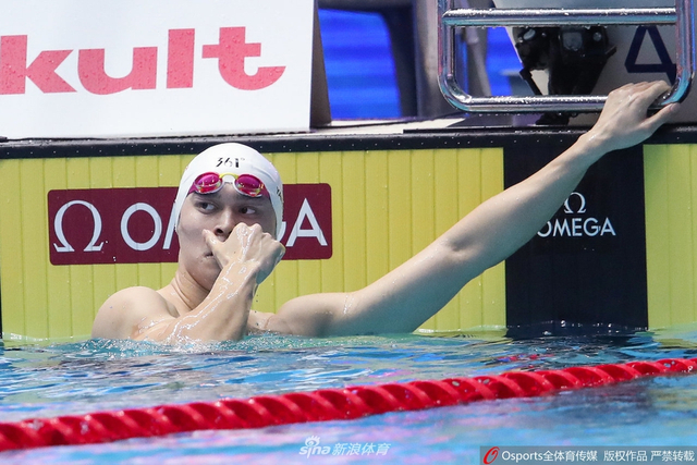 世锦赛男子200自孙杨半决赛第二