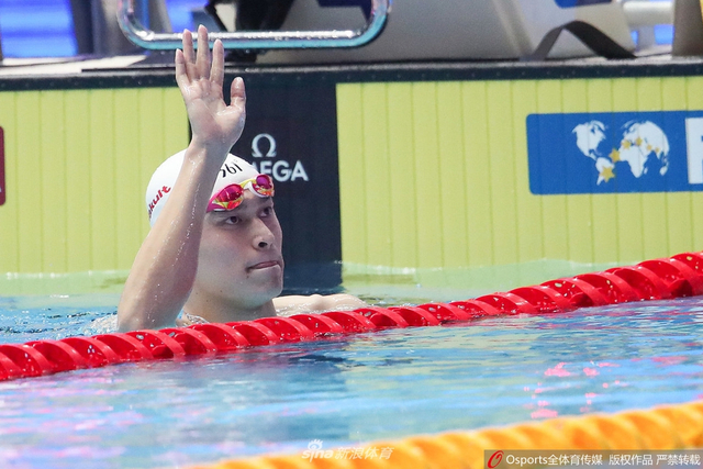 世锦赛男子200自孙杨半决赛第二