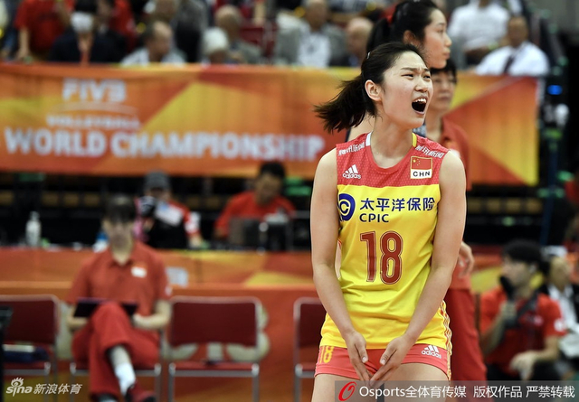 女排世锦赛六强战中国3-2美国