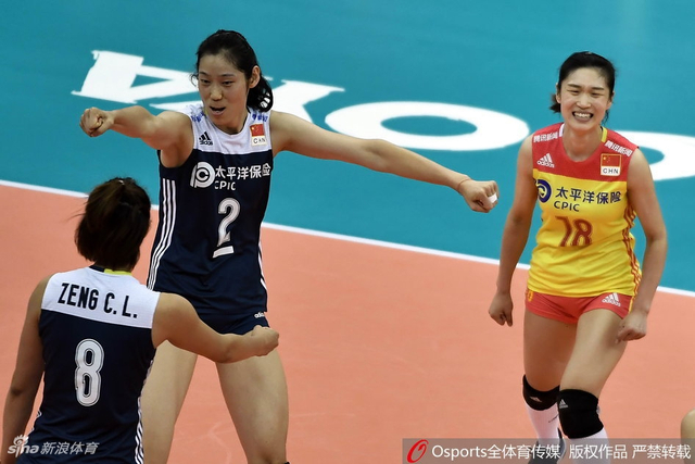 女排世锦赛六强战中国3-2美国
