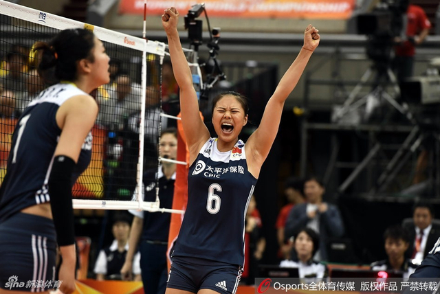 女排世锦赛六强战中国3-2美国