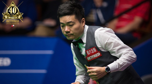 丁俊晖沉着冷静