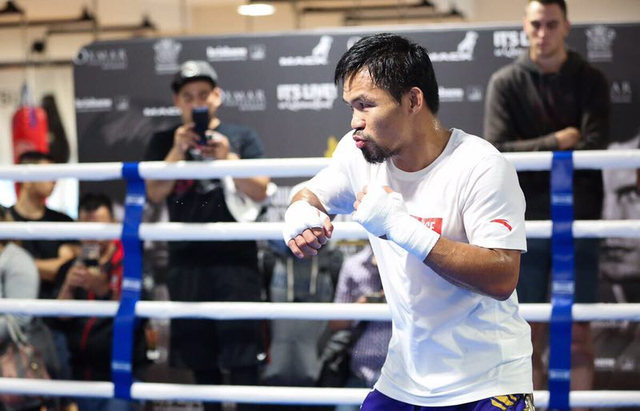 帕奎奥澳大利亚训练备战霍恩