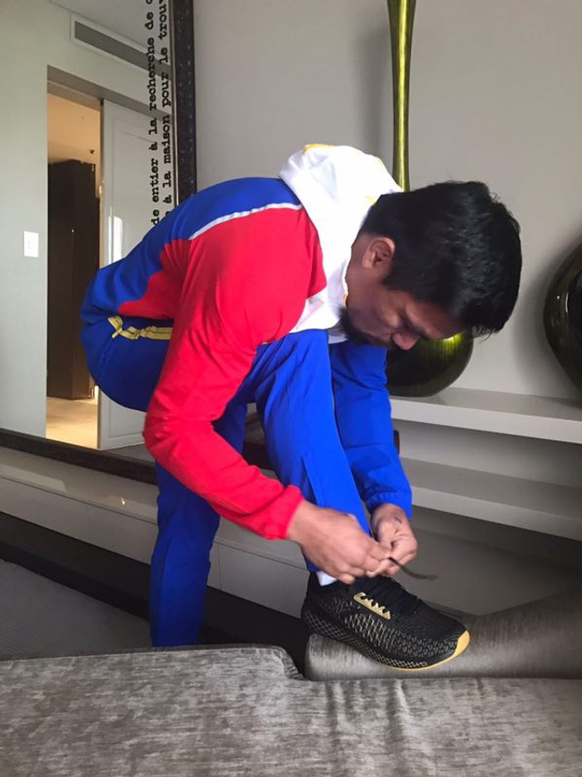 帕奎奥澳大利亚训练备战霍恩