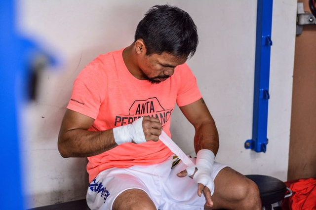 帕奎奥澳大利亚训练备战霍恩