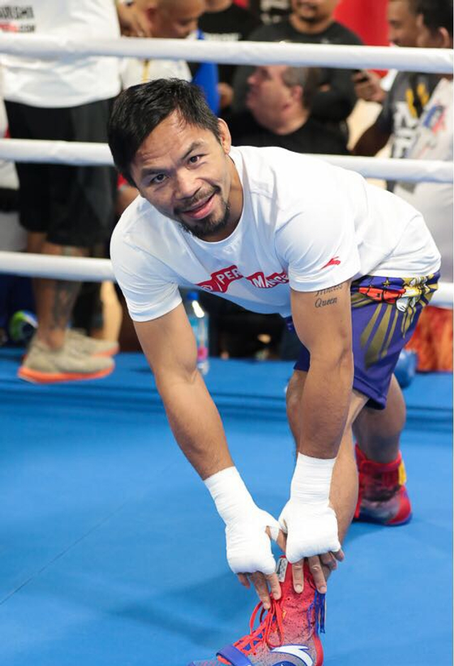 帕奎奥澳大利亚训练备战霍恩