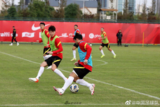 国足将士归国后苏州首训