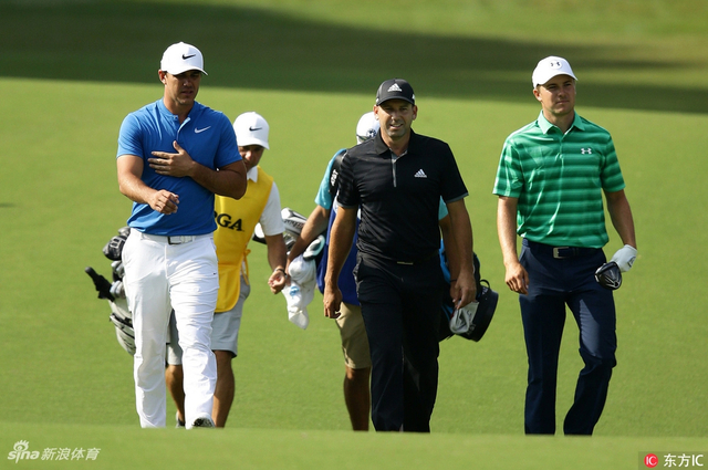 PGA锦标赛三大满贯冠军同组