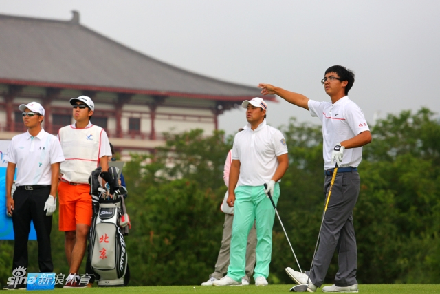 全运会高尔夫第二轮男子赛
