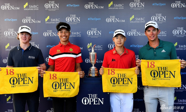 四名球员入围英国公开赛