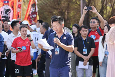 高清-华人华商足球大师赛老挝隆重开幕