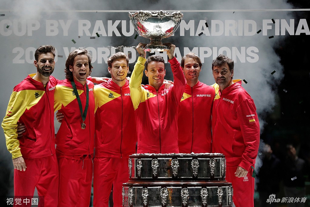 戴维斯杯西班牙2-0夺得冠军