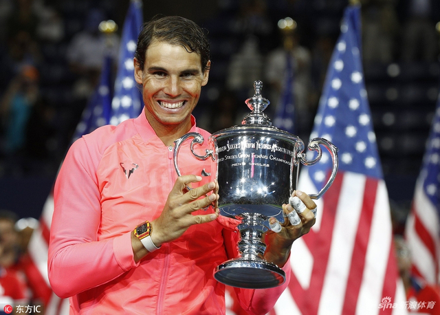 纳达尔三夺美网男单冠军