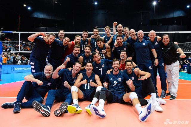 美国男排3-1荷兰进军东京奥运