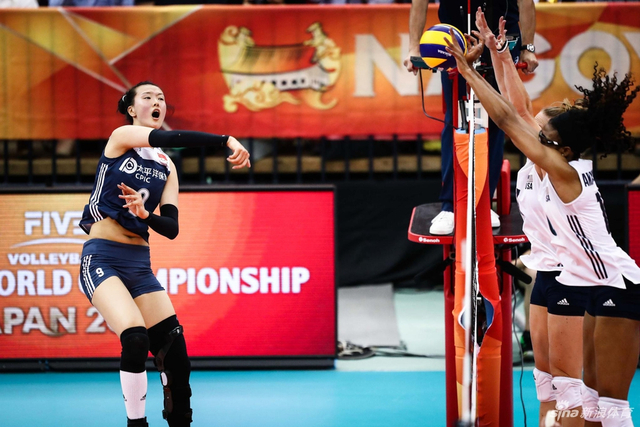 女排世锦赛六强战中国3-2美国