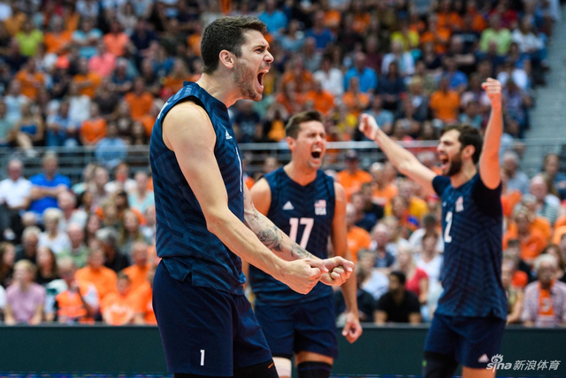 美国男排3-1荷兰进军东京奥运