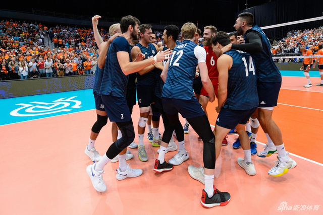 美国男排3-1荷兰进军东京奥运