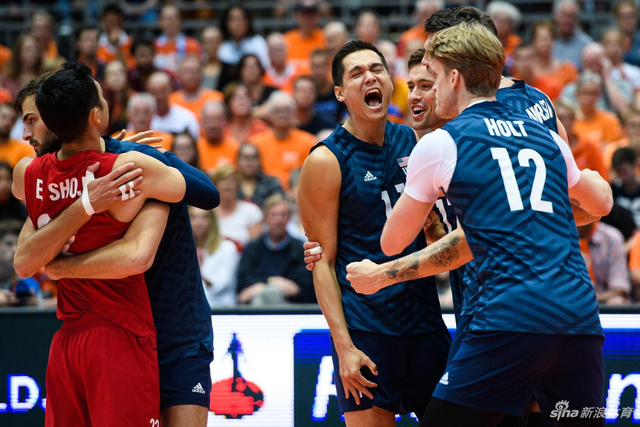 美国男排3-1荷兰进军东京奥运
