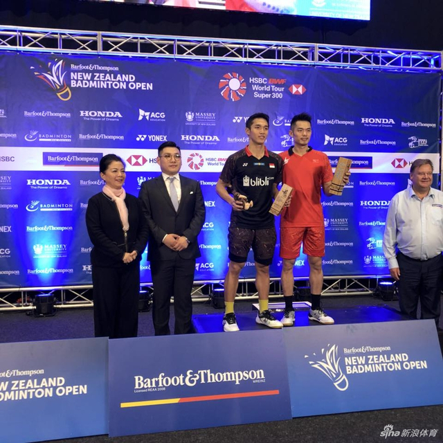 新西兰羽毛球赛林丹夺冠