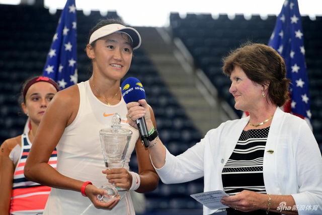 美网青少年女单王曦雨夺冠