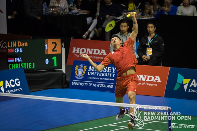 新西兰羽毛球赛林丹夺冠